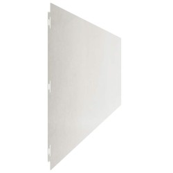 Bordures de pelouse 20 pcs 25x103 cm acier inoxydable 