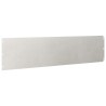 Bordures de pelouse 20 pcs 25x103 cm acier inoxydable 