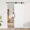 Porte coulissante avec kit de matériel 'ORKDAL'en bois massif de pin blanc 