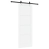Porte coulissante avec kit de matériel 'ORKDAL'en bois massif de pin blanc 
