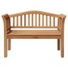 Banc de jardin 120x53.5x85 cm en bois massif de teck 