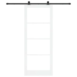 Porte coulissante avec le kit de quincaillerie 'ORKDAL'blanche 93x232 cm 