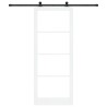 Porte coulissante avec le kit de quincaillerie 'ORKDAL'blanche 93x232 cm 
