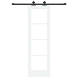 Porte coulissante avec kit de quincaillerie "ORKDAL" Blanche 61x198,5 cm 