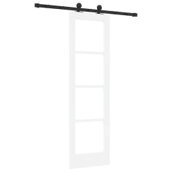 Porte coulissante avec kit de quincaillerie "ORKDAL" Blanche 61x198,5 cm 