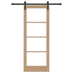 Porte Coulissante avec Ensemble de Quincaillerie 'ORKDAL'78x202 cm 