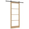 Porte coulissante avec kit 93x232 cm Bois en pin massif 