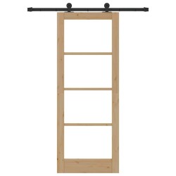 Porte coulissante avec set de quincaillerie "ORKDAL" 78x202 cm 