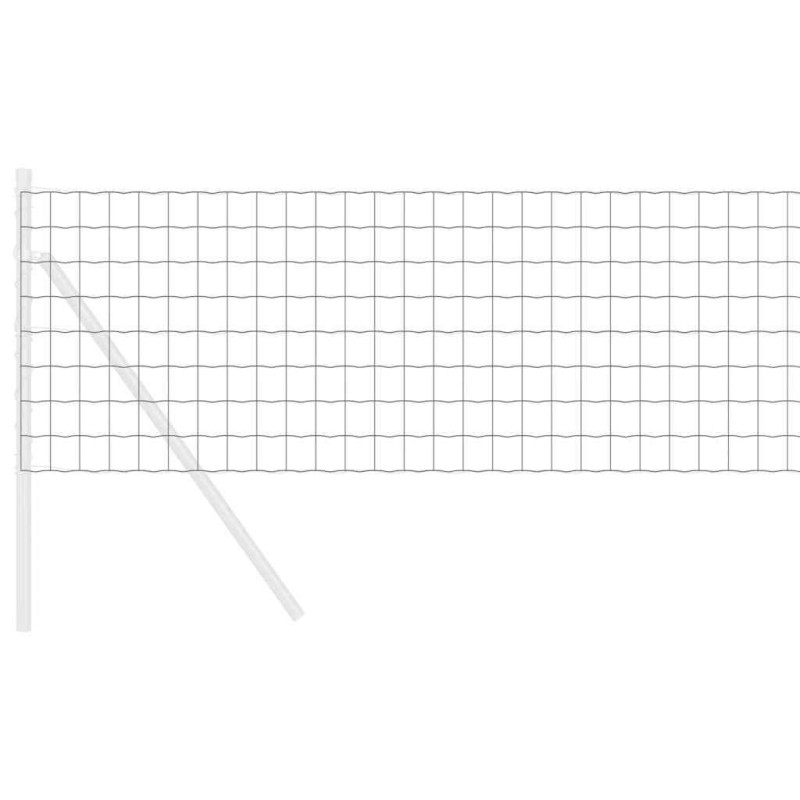Clôture Euro Grise 0.4x10 m Acier 