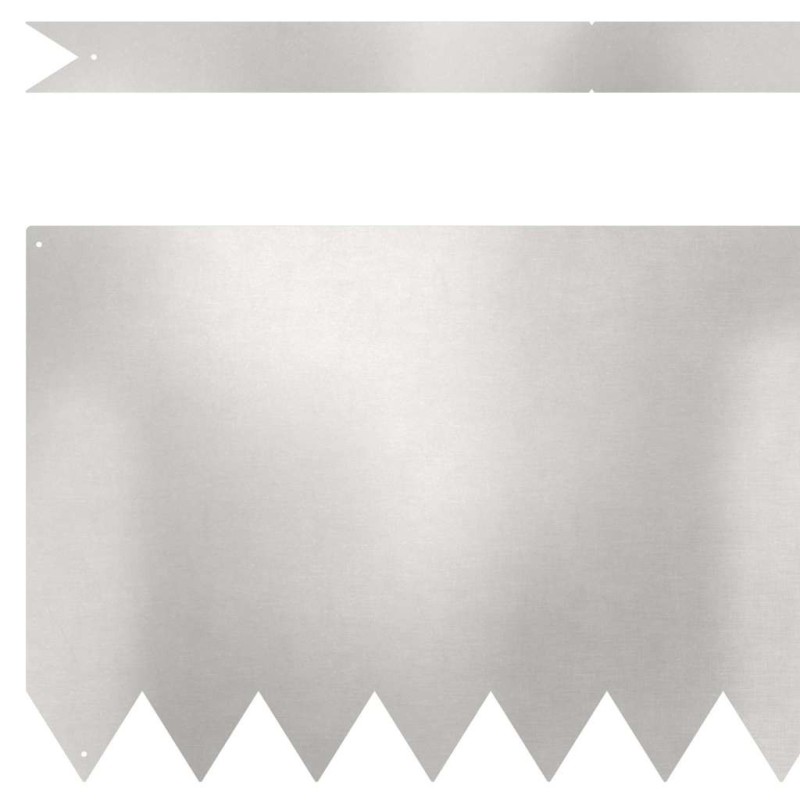 Bordures de Jardin 20 pcs 100x0.5x30 cm Acier Inoxydable 