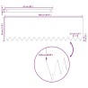 Bordures de Jardin 20 pcs 100x0.5x30 cm Acier Inoxydable 