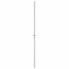 Porte intérieure 93x201,5 cm Blanc Verre ESG et aluminium 