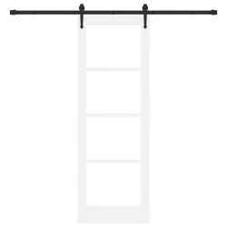 Porte coulissante ORKDAL Blanc 73.5x211 cm avec kit de quincaillerie 
