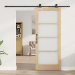 Porte coulissante avec kit de quincaillerie "ORKDAL" 83x202 cm 