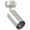 Projecteur de plafond à 1 voie réglable GU10 en nickel brossé 