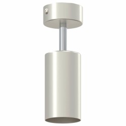 Projecteur de plafond à 1 voie réglable GU10 en nickel brossé 