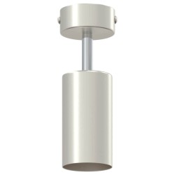Projecteur de plafond à 1 voie réglable GU10 en nickel brossé 
