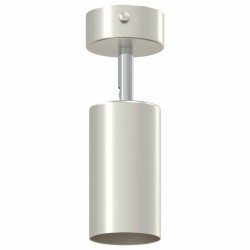 Projecteur de plafond à 1 voie réglable GU10 en nickel brossé 