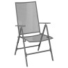 Set de jardin 3 pièces en acier anthracite 