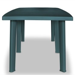 Table de jardin Vert 210 x 96 x 72 cm Plastique 