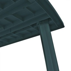 Table de jardin Vert 210 x 96 x 72 cm Plastique 