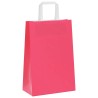 Sacs en papier 50 pcs avec poignées rose 21x11x31 cm 