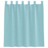 Rideaux en voile avec passe-tringles 2 pcs turquoise 