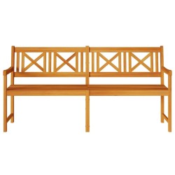 Banc de jardin 180x56x90 cm en bois massif d'acacia 