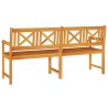 Banc de jardin 180x56x90 cm en bois massif d'acacia 