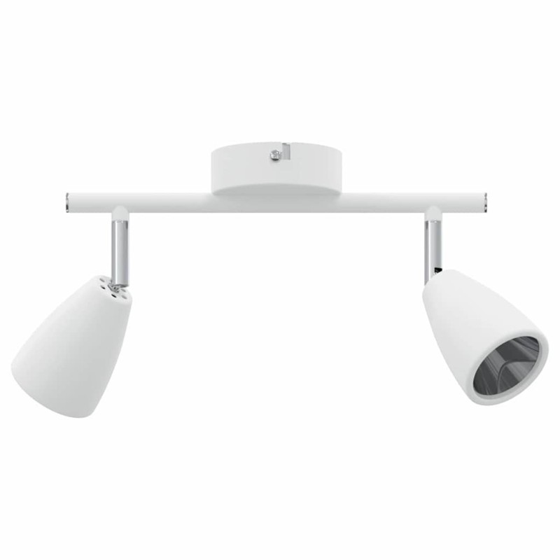 Projecteur de plafond à deux voies ajustables blanc GU10 
