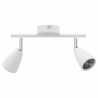 Projecteur de plafond à deux voies ajustables blanc GU10 