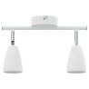 Projecteur de plafond à deux voies ajustables blanc GU10 