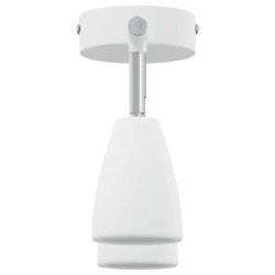 Projecteur de plafond à deux voies ajustables blanc GU10 