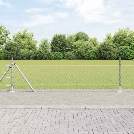 Clôture Hexagonale 0.5x50 m Acier Galvanisé 