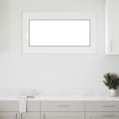 Fenêtre de sous-sol« RISOR » 110 x 70 cm oscillo-battante DIN droite blanche 