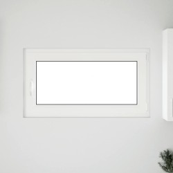 Fenêtre de sous-sol« RISOR » 110 x 70 cm oscillo-battante DIN droite blanche 