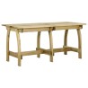 Table de jardin 160x74x75 cm Bois de pin imprégné 