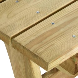 Table de jardin 160x74x75 cm Bois de pin imprégné 