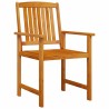Ensemble de salle à manger d'extérieur 3 pcs 90 x 90 x 74 cm 