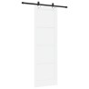 Porte coulissante avec kit 'ORKDAL'en pin massif blanc 