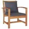 Chaises de jardin 2 pcs Marron 60 x 65 x 76.5 cm 