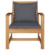 Chaises de jardin 2 pcs Marron 60 x 65 x 76.5 cm 
