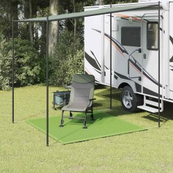 Tapis de tente vert clair 200x200 cm PEHD 