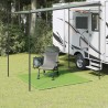 Tapis de tente vert clair 200x200 cm PEHD 