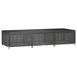 Housse de chaise longue 12 œillets 205x75x40 cm polyéthylène 