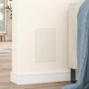 Panneaux d'Accès 2 pcs Blancs + toit anthracite, tube argent foncé comme échantillon et lien Plastique ABS 