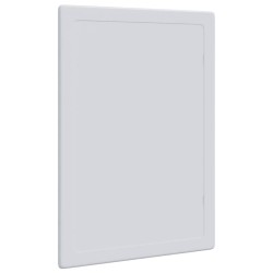 Panneaux d'Accès 2 pcs Blancs + toit anthracite, tube argent foncé comme échantillon et lien Plastique ABS 