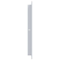 Panneaux d'Accès 2 pcs Blancs + toit anthracite, tube argent foncé comme échantillon et lien Plastique ABS 