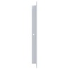 Panneaux d'Accès 2 pcs Blancs + toit anthracite, tube argent foncé comme échantillon et lien Plastique ABS 