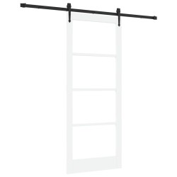 Porte coulissante avec quincaillerie 'ORKDAL'Blanche 86x211 cm 